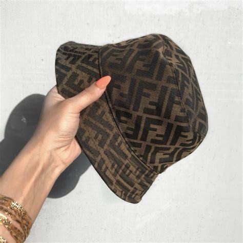 pochette giallo senape fendi|fendi hats for women.